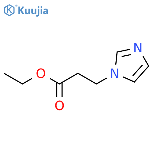 1H-Imidazole-1-propanoic acid, ethyl ester structure