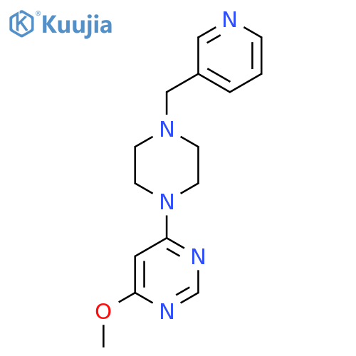 4-Methoxy-6-{4-[(pyridin-3-yl)methyl]piperazin-1-yl}pyrimidine structure