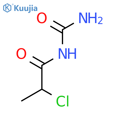 (2-chloropropanoyl)urea structure