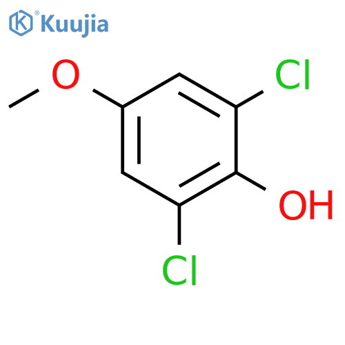 2,6-dichloro-4-methoxyphenol structure