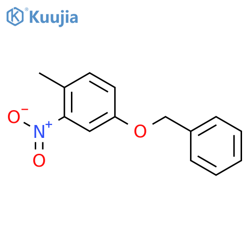 4-Benzyloxy-2-nitrotoluene structure