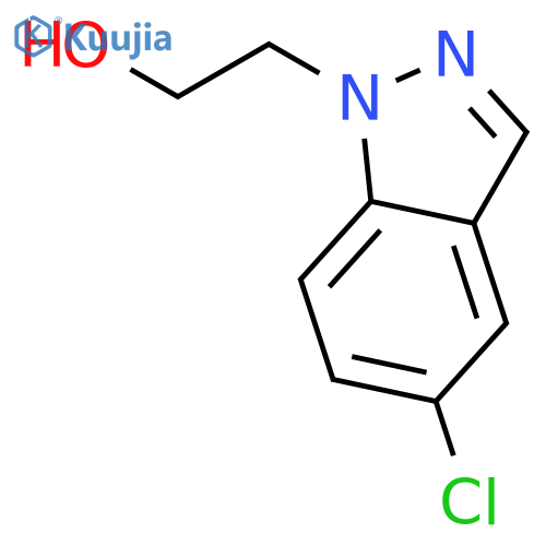 2-(5-Chloro-1H-indazol-1-yl)ethanol structure