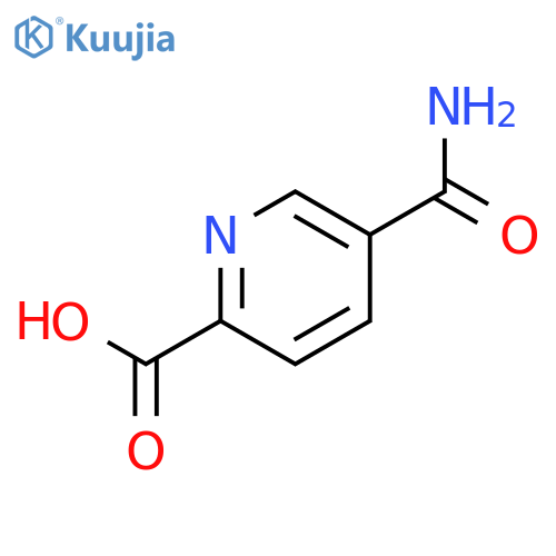 5-carbamoylpyridine-2-carboxylic acid structure