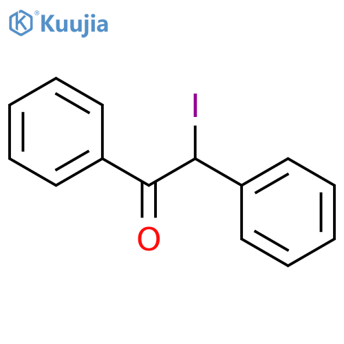 Ethanone, 2-iodo-1,2-diphenyl- structure