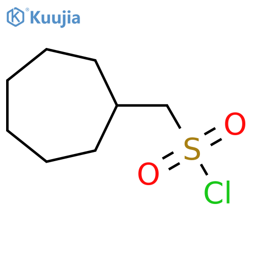 Cycloheptylmethanesulfonyl chloride structure