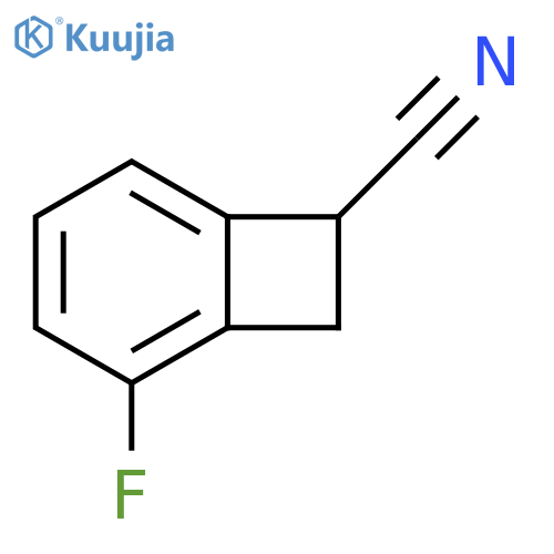 Bicyclo[4.2.0]octa-1,3,5-triene-7-carbonitrile,2-fluoro- structure