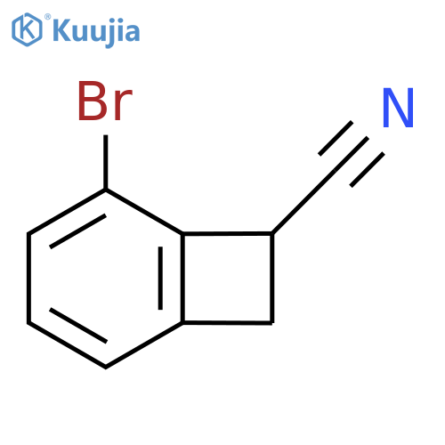 5-bromobicyclo4.2.0octa-1(6),2,4-triene-7-carbonitrile structure