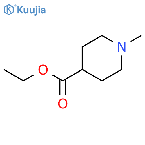 Ethyl 1-methylpiperidine-4-carboxylate structure