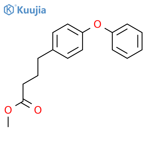 Benzenebutanoic acid,4-phenoxy-, methyl ester structure