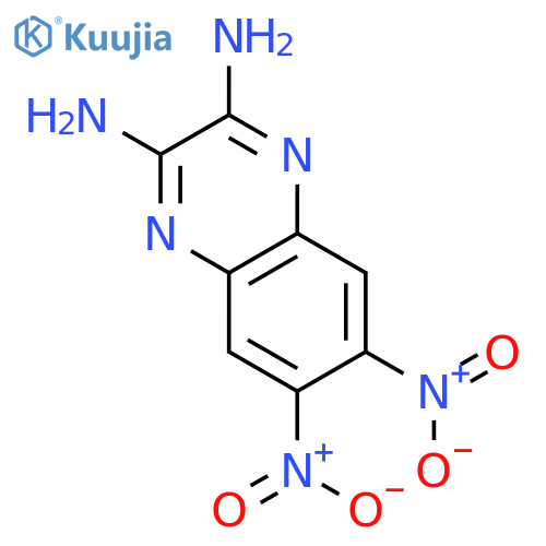2,3-Quinoxalinediamine, 6,7-dinitro- structure