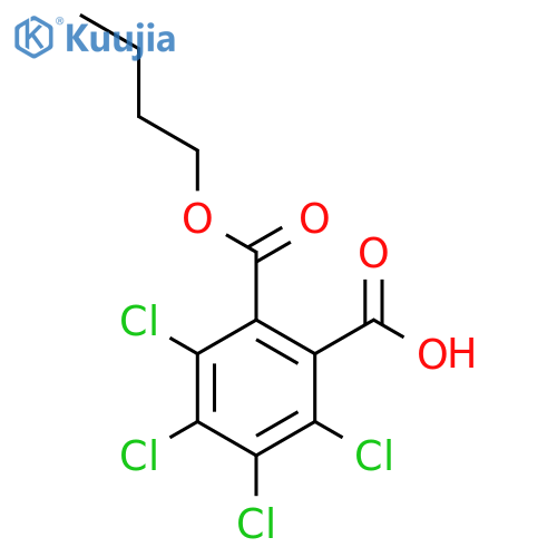 Monobutyl Tetrachlorophthalate structure