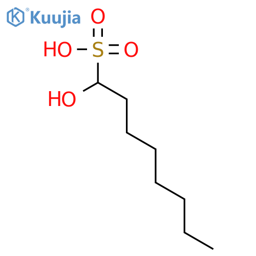 1-Octanesulfonic acid, 1-hydroxy- structure