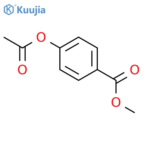 Methyl 4-acetoxybenzoate structure