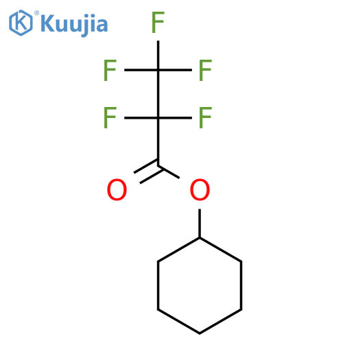 Cyclohexyl 2,2,3,3,3-pentafluoropropanoate structure