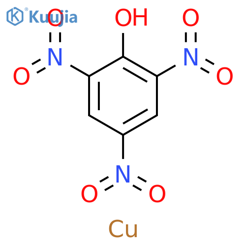 Phenol, 2,4,6-trinitro-, copper(2+) salt (2:1) structure