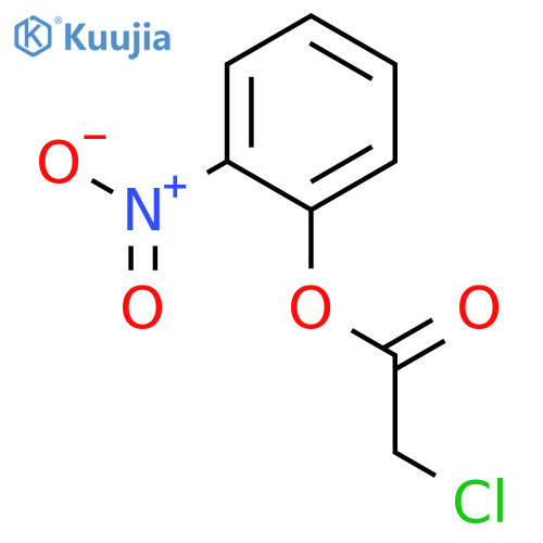 Acetic acid, 2-chloro-,2-nitrophenyl ester structure