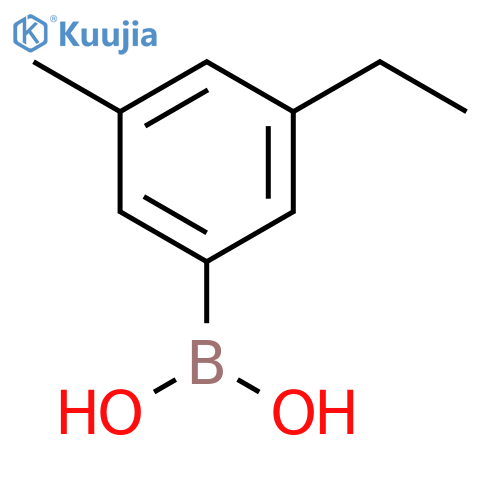 (3-Ethyl-5-methylphenyl)boronic acid structure