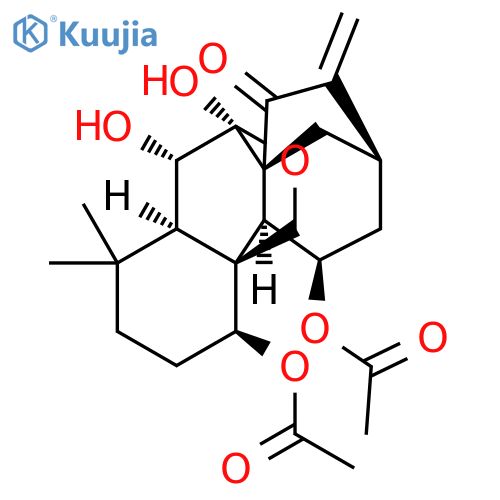 Kaur-16-en-15-one,1,11-bis(acetyloxy)-7,20-epoxy-6,7-dihydroxy-, (1a,6b,7a)- structure
