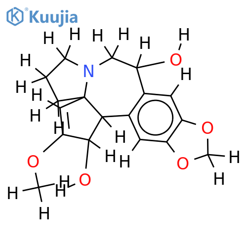 (3aR)-2-methoxy-(3arC4,14bc)-1,5,6,8,9,14b-hexahydro-4H-cyclopenta[b][1,3]dioxolo[4',5':4,5]benzo[1,2-d]pyrrolo[1,2-a]azepine-1t,9xi-diol structure