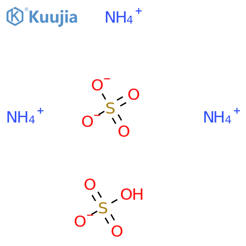 Triammonium hydrogen disulphate structure