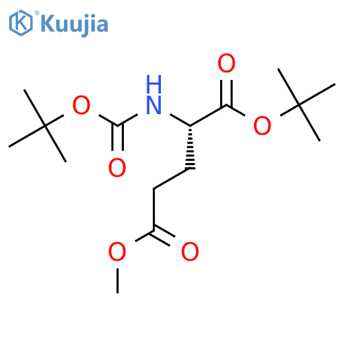 N-Boc 1-O-t-Butyl 5-O-Methoxy L-Glutamic Acid structure