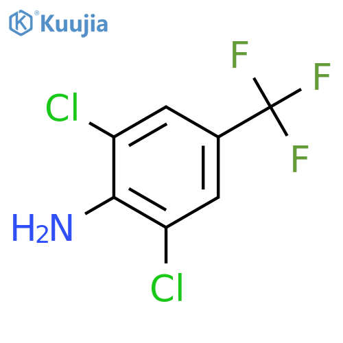 2,6-Dichloro-4-(trifluoromethyl)aniline structure