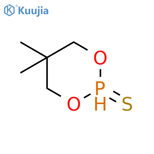 1,3,2-Dioxaphosphorinane, 5,5-dimethyl-, 2-sulfide structure