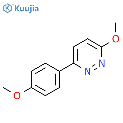 3-Methoxy-6-(4-methoxyphenyl)pyridazine structure