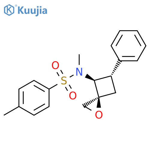 Benzenesulfonamide, N,4-dimethyl-N-[(3R,4S,5S)-5-phenyl-1-oxaspiro[2.3]hex-4-yl]-, rel- structure
