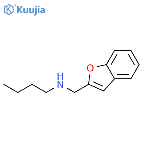 (1-benzofuran-2-yl)methyl(butyl)amine structure