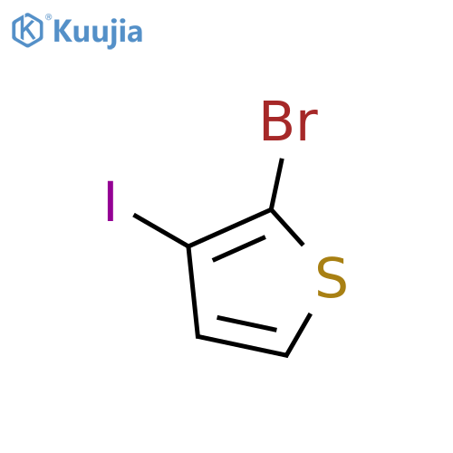 2-Bromo-3-iodothiophene structure