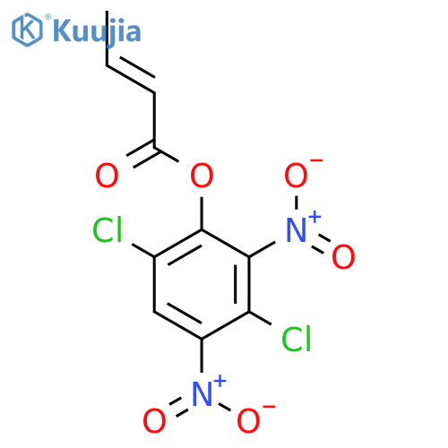 2-Butenoic acid,3,6-dichloro-2,4-dinitrophenyl ester structure