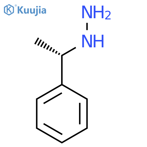 Hydrazine, ((1S)-1-phenylethyl)- structure