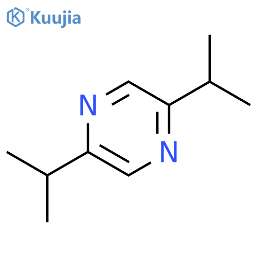 Pyrazine, 2,5-bis(1-methylethyl)- structure