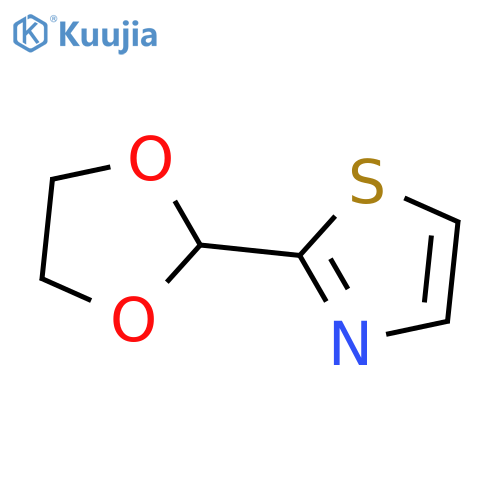 2-(1,3-dioxolan-2-yl)-1,3-thiazole structure