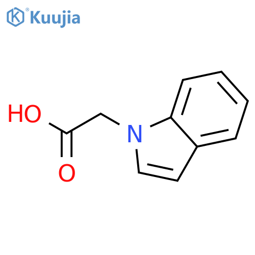 2-(1H-indol-1-yl)acetic acid structure