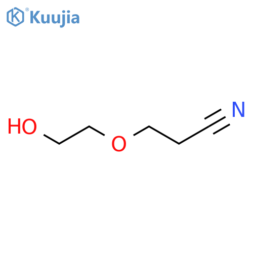 Propanenitrile,3-(2-hydroxyethoxy)- structure
