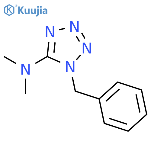 1H-Tetrazol-5-amine,N,N-dimethyl-1-(phenylmethyl)- structure