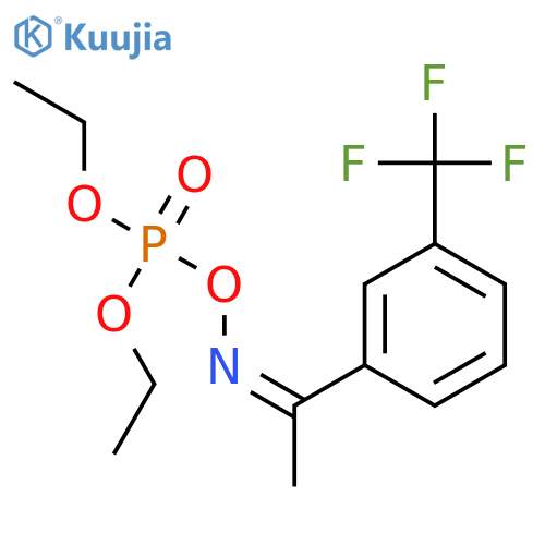 Diethyl [(z)-1-[3-(trifluoromethyl)phenyl]ethylideneamino] Phosphate structure