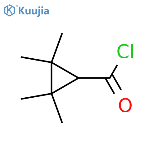 2,2,3,3-Tetramethylcyclopropanecarbonyl Chloride (>90%) structure
