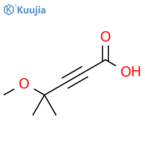 2-Pentynoic acid, 4-methoxy-4-methyl- structure