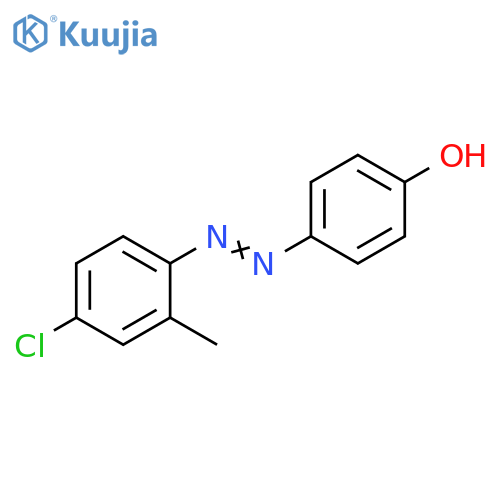 Phenol, 4-[(4-chloro-2-methylphenyl)azo]- structure