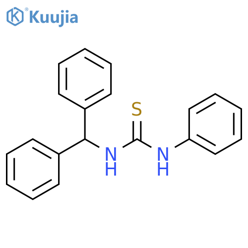 Thiourea, N-(diphenylmethyl)-N'-phenyl- structure