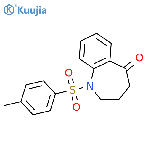 1,2,3,4-Tetrahydro-1-(4-methylphenyl)sulfonyl-5H-1-benzazepin-5-one structure