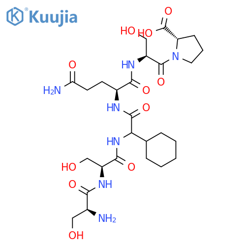 L-Proline, L-seryl-L-seryl-2-cyclohexylglycyl-L-glutaminyl-L-seryl- structure