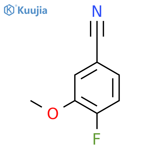 4-Fluoro-3-methoxybenzonitrile structure
