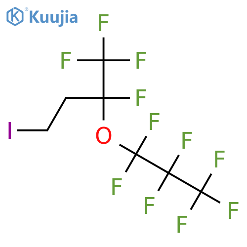 4-Iodo-2-heptafluoropropoxy-1,1,1,2-tetrafluorobutane structure