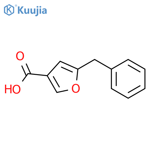 5-benzylfuran-3-carboxylic acid structure