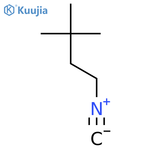 1-isocyano-3,3-dimethylbutane structure