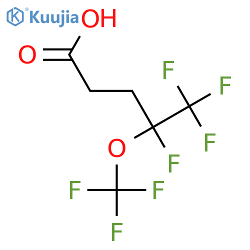 4,5,5,5-Tetrafluoro-4-(trifluoromethoxy)pentanoic Acid structure